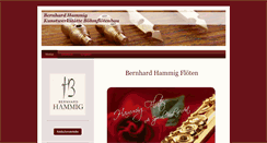 Desktop Screenshot of hammig-flutes.com